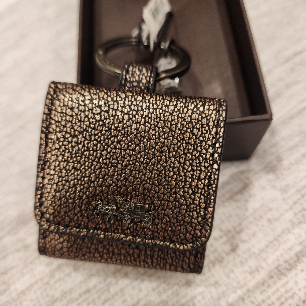Coach mini keychain